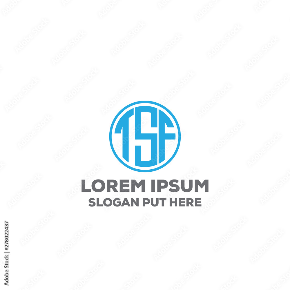 TSF LETTER LOGO/IDENTITY/MONOGRAM DESIGN FOR USE ALL PURPOSE TSF LETTER LOGO/IDENTITY/MONOGRAM DESIGN FOR USE ALL PURPOSE