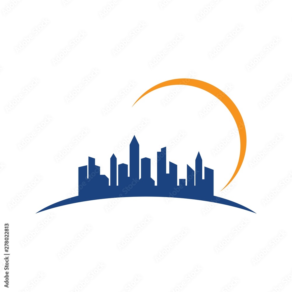 City skyline, city silhouette vector illustration