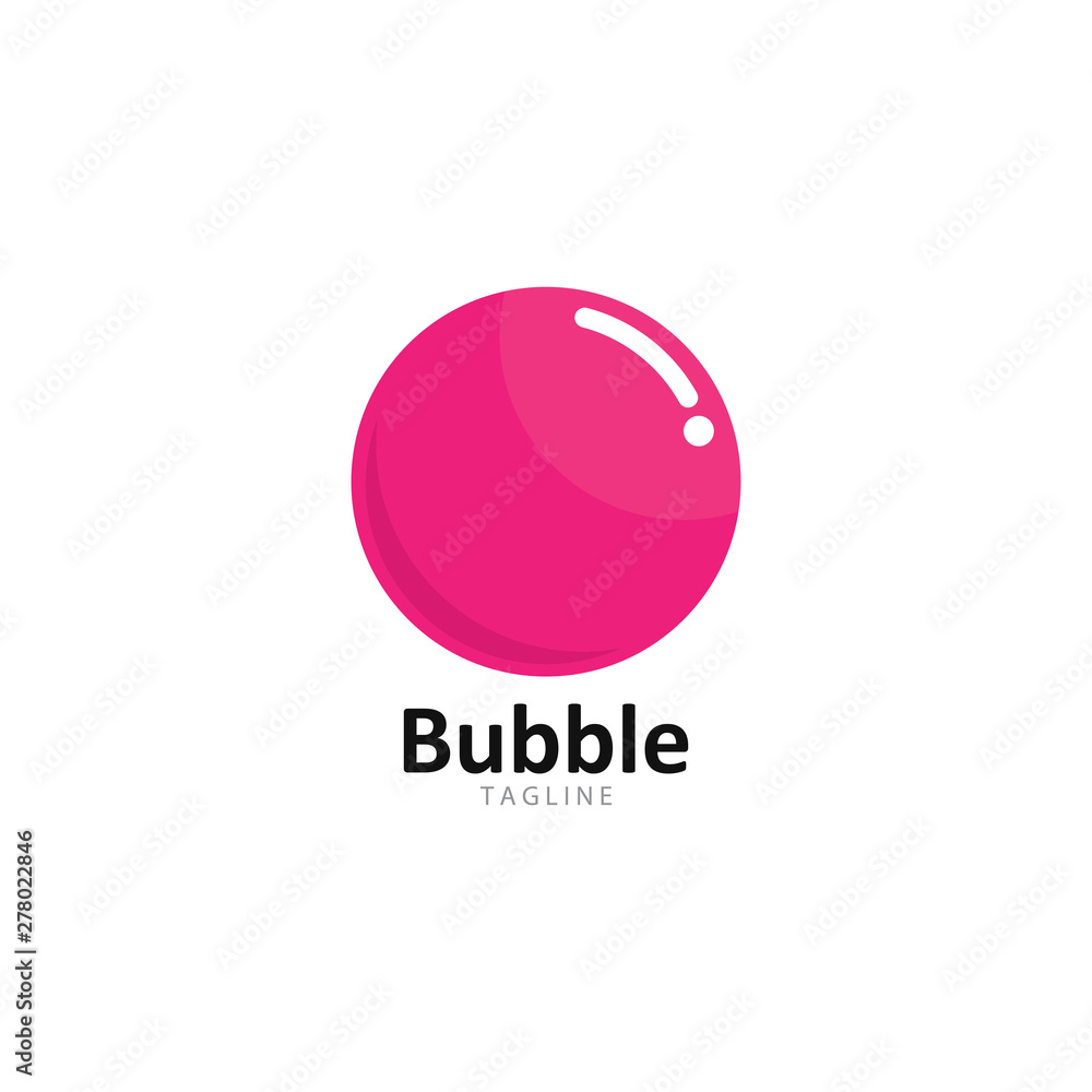 Abstract Bubbles vector symbol icon illustration design Abstract Bubbles vector symbol icon illustration design