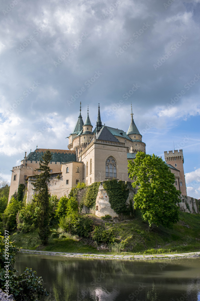 Bojnice castle, exterior