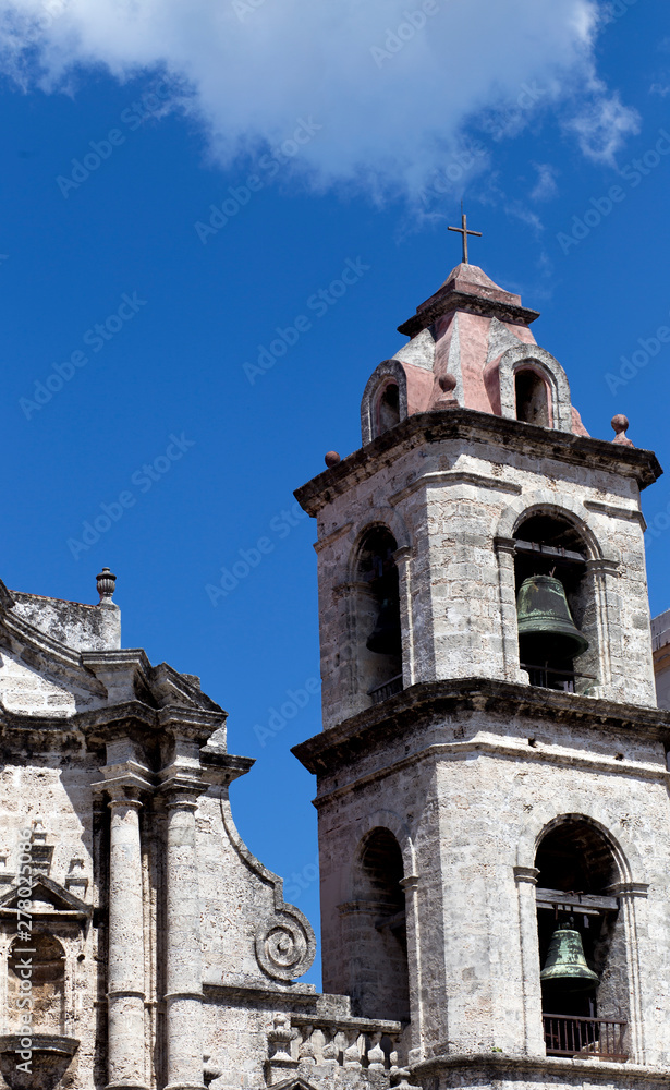  The Bell Tower of the Havana Cathedral of the Virgin Mary of the Immaculate Conception, Cuba