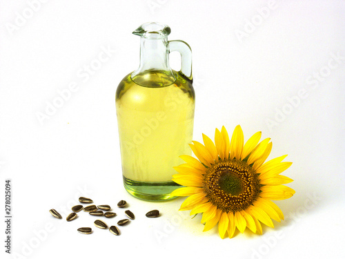 Sunflower oil. photo