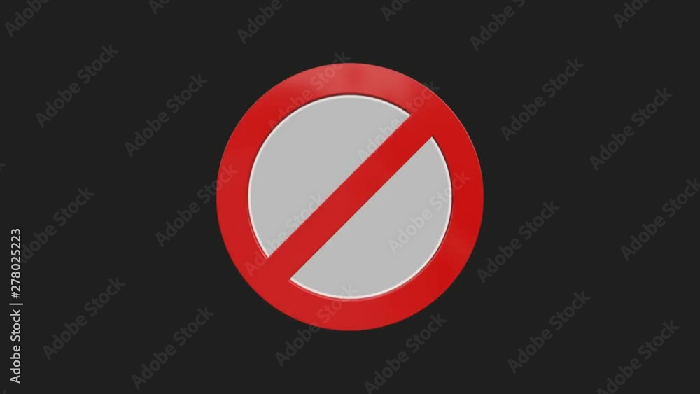 Prohibition Sign 3D Transparent 2 View Camera Just Drag and Drop Prohibition Sign 3D Transparent 2 View Camera Just Drag and Drop