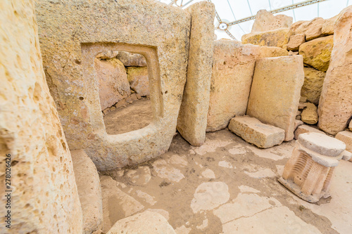 Hagar Qim  ancient Megalithic Temple of Malta  unesco world heritage site Malta
