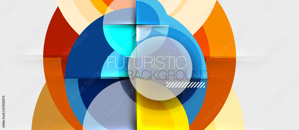 Circular geometrical design template Circular geometrical design template