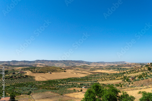 Beautiful Sicilian Landscape  Barrafranca  Enna  Sicily  Italy  Europe