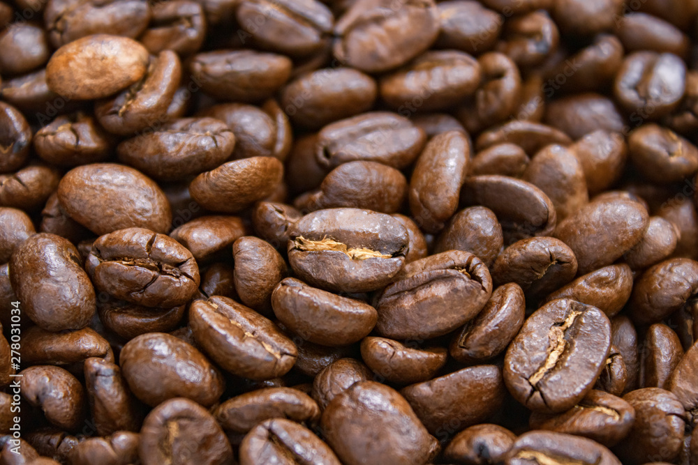 Coffee background, roasted beans texture Coffee background, roasted beans texture