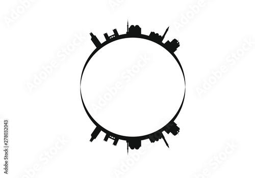 Skyline of Antalya city in Turkey