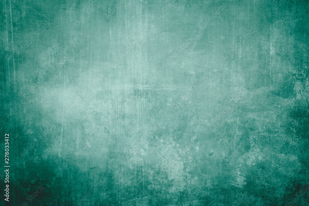 Green grungy canvasbackground or texture