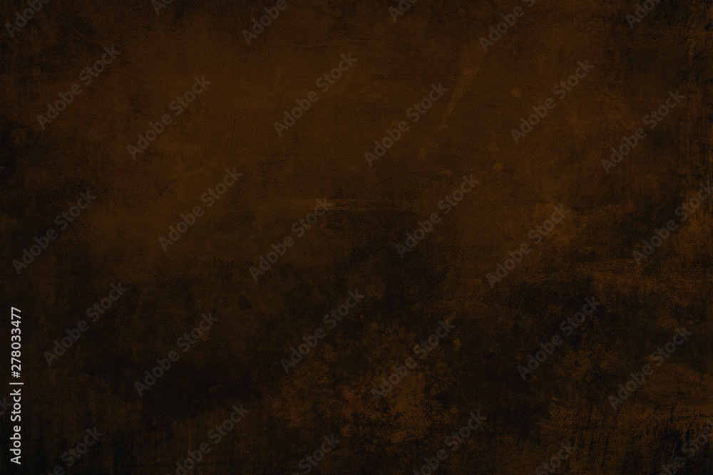 Dark brown grungy background or texture - obrazy, fototapety, plakaty 
