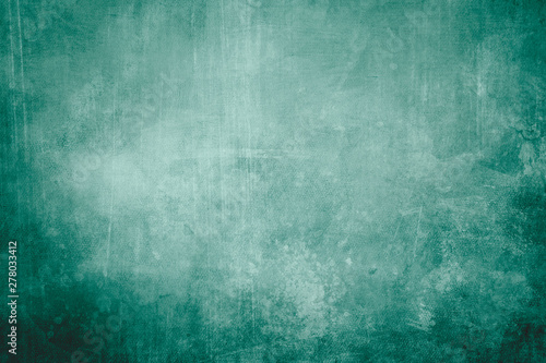Green grungy canvasbackground or texture