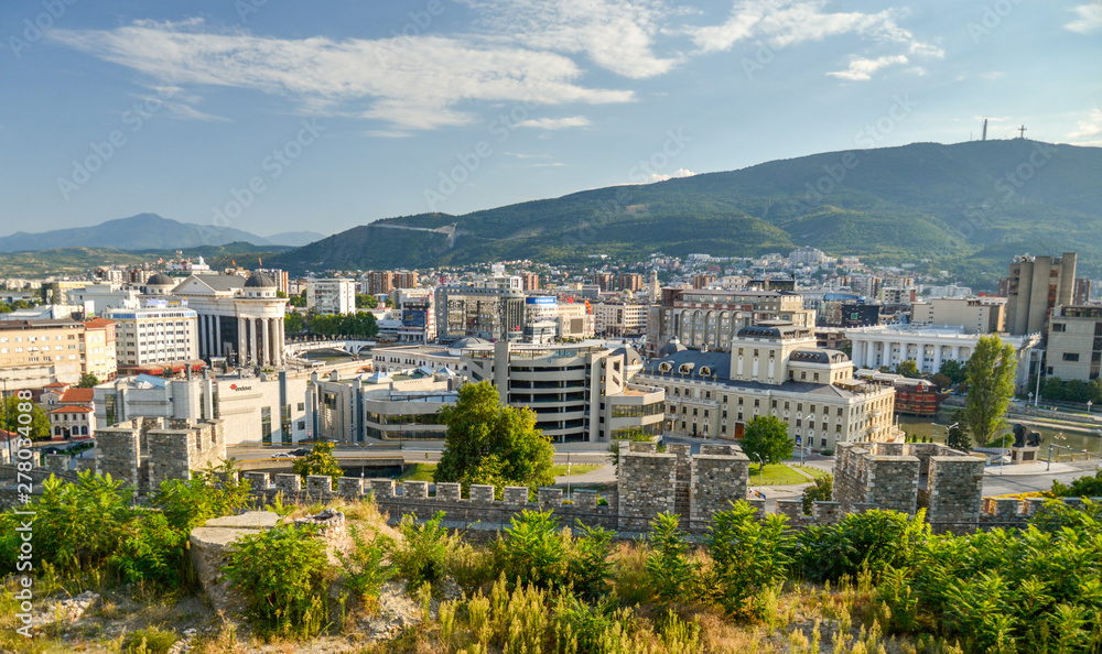 SKOPJE,NORTH MACEDONIA-AUGUST 23 2019: