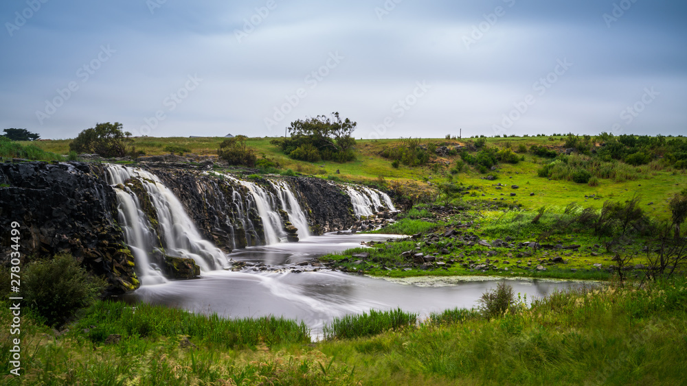 Der Hopkins Falls Wasserfall in der Nähe von Wangoom in Victoria Australien Der Hopkins Falls Wasserfall in der Nähe von Wangoom in Victoria Australien