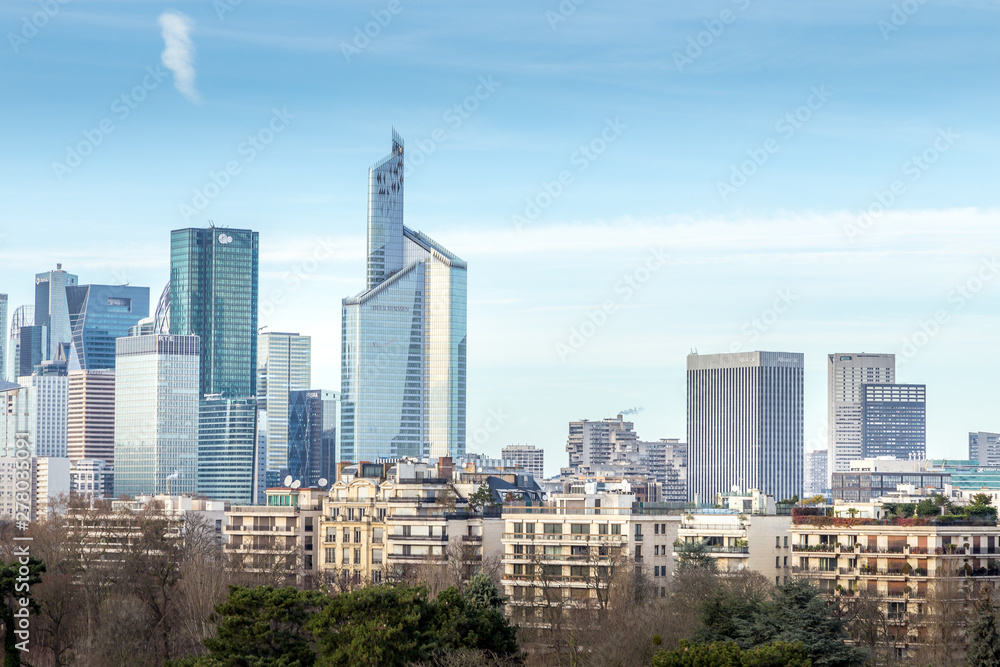 Paris, France: buildings skyline of La Defense, Paris Paris, France: buildings skyline of La Defense, Paris