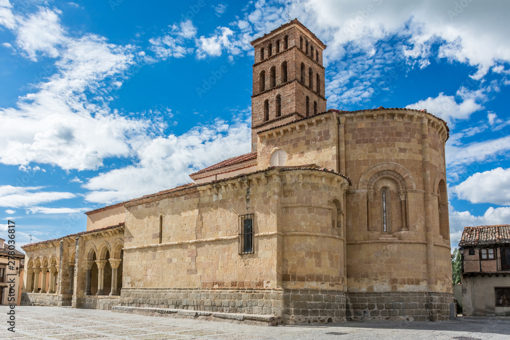Romanesque church of San Lorenzo built at the beginning of the 12th century (Segovia, Spain)