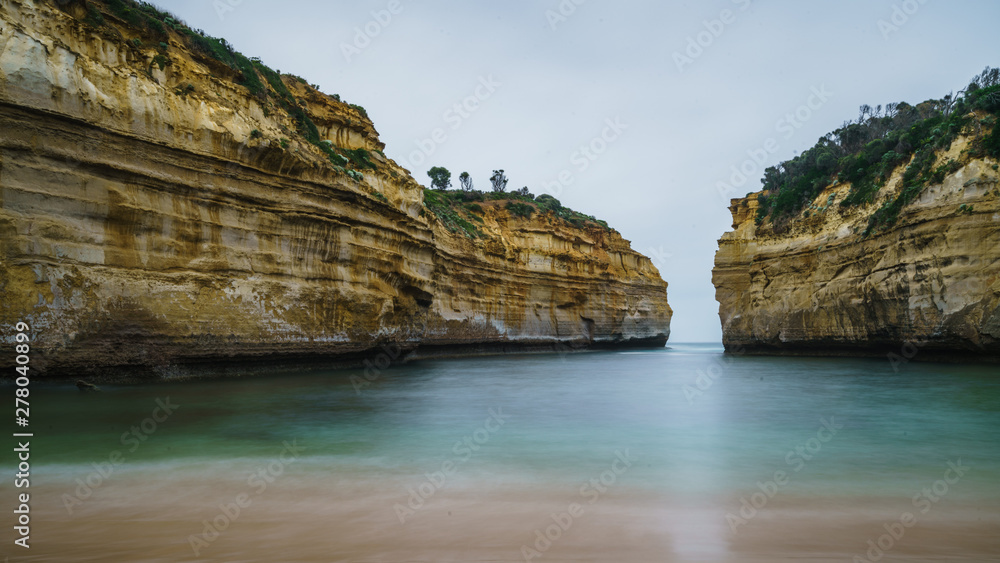 Die Kalkstein Küste im Port Campbell Nationalpark an der Great Ocean Road in Victoria Australien