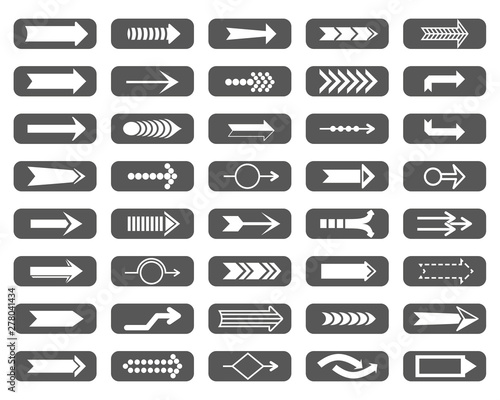 Arrows. Vector set of 40 ar...