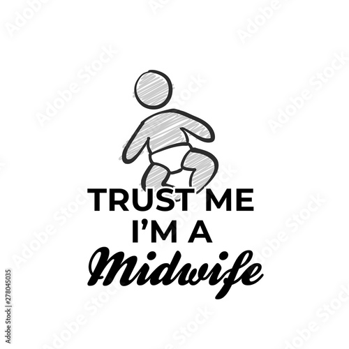 Trust me i'm a midwife icon
