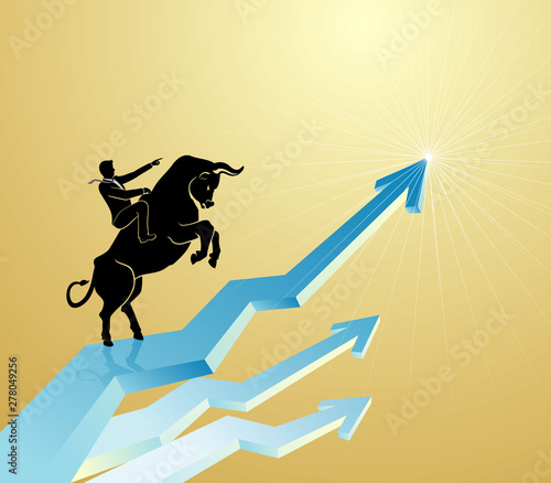 Strong Bull Graph, Soaring Profits