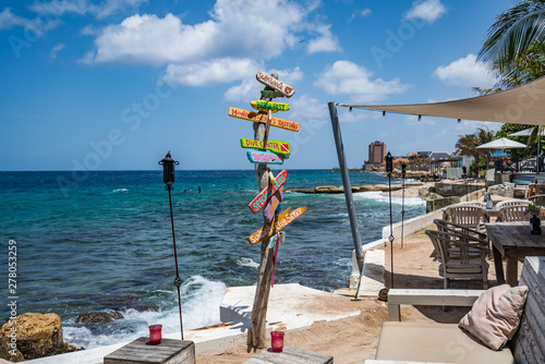 Fototapeta Naklejka Na Ścianę i Meble -     Views around the small Caribbean island of Curacao