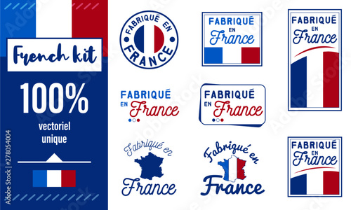Logo / Label / sticker / Fabriqué en France