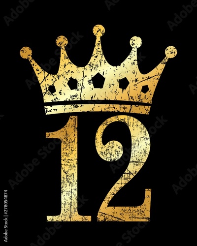 фотографія Crown Number 12 (Vintage Gold)