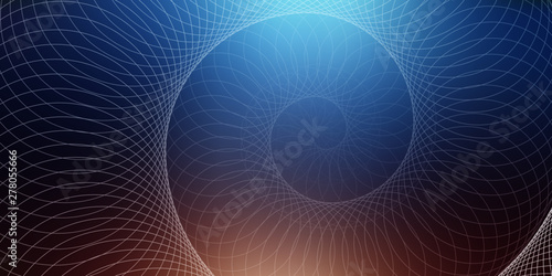 Abstract spiral colorful background with mild gamma for web and print. Can be used for presentation cover or landing page mockup.