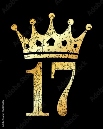 Crown Number 17 (Ancient Gold)