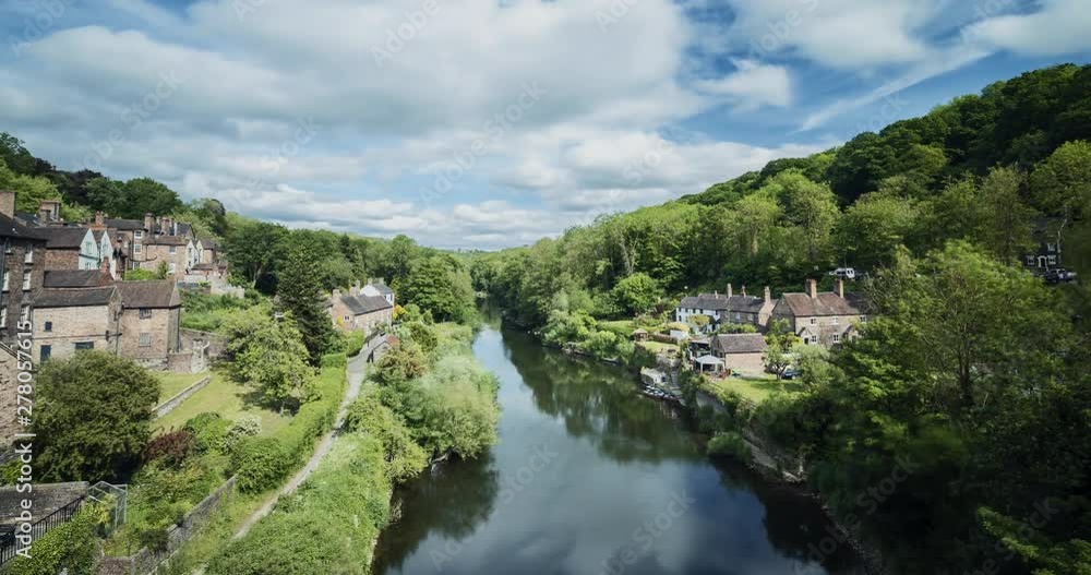 Scenic View over Severn River in Ironbridge Scenic View over Severn River in Ironbridge