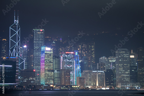 View at Victoria harbor , Hong Kong