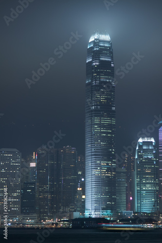 hong kong city at night