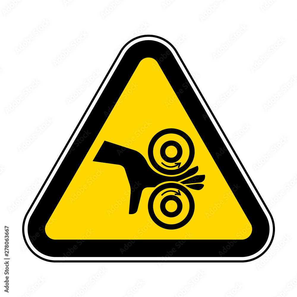 Hand Entanglement Rollers Symbol Sign, Vector Illustration, Isolate On White Background Label .EPS10 Hand Entanglement Rollers Symbol Sign, Vector Illustration, Isolate On White Background Label .EPS10