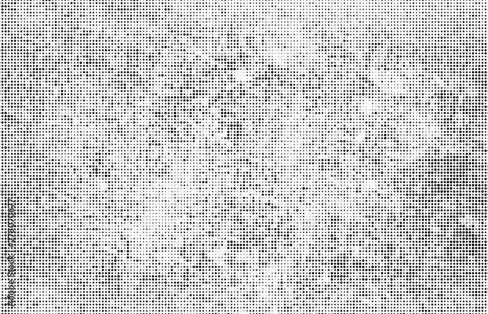Halftone texture abstract wave of dots.