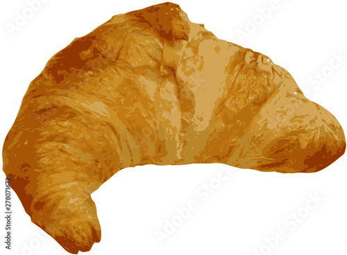 croissant, butter croissant, essen, frühstück