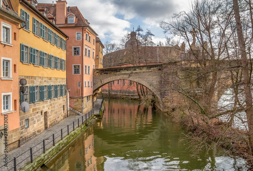 Bamberg at river Regnitz