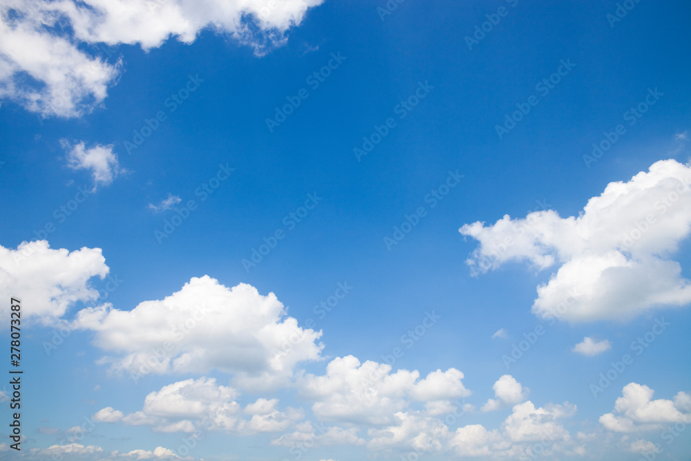 Blue sky and clouds