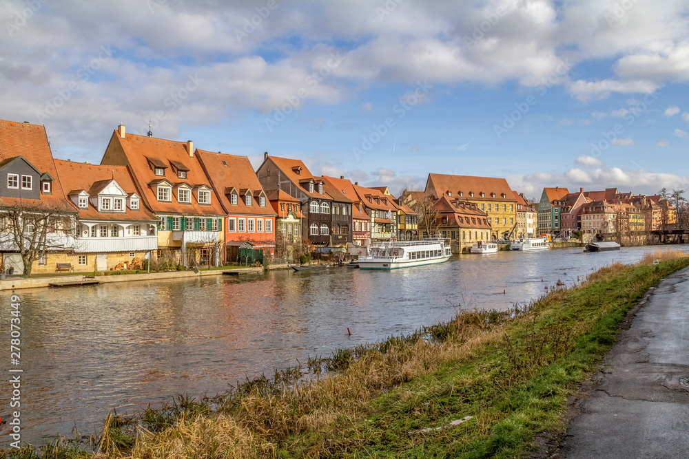 Bamberg at river Regnitz Bamberg at river Regnitz
