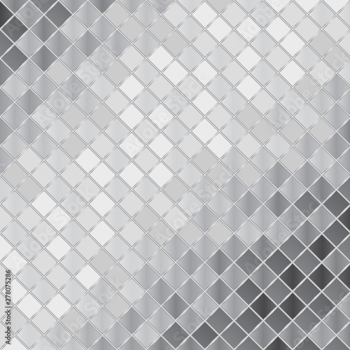 Vector silver mosaic background