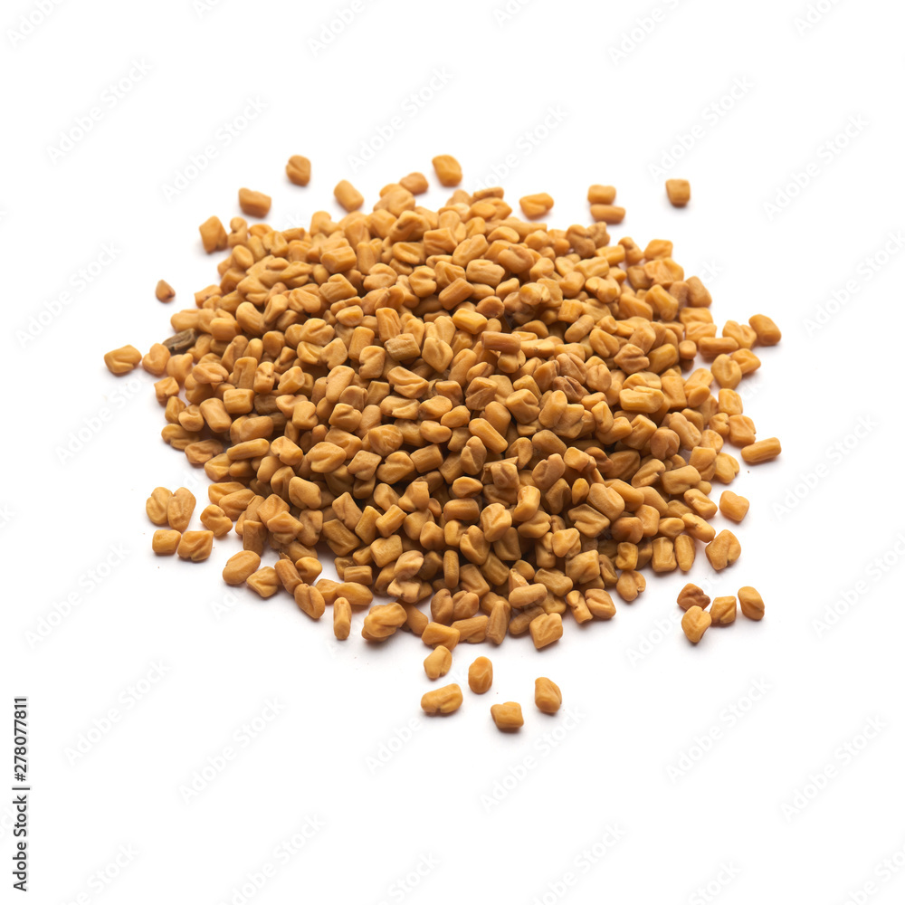 fenugreek isolated in a pile fenugreek isolated in a pile