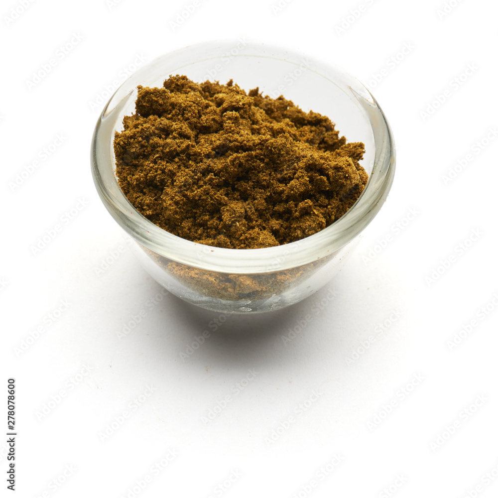 hops suneli isolated in a glass plate hops suneli isolated in a glass plate
