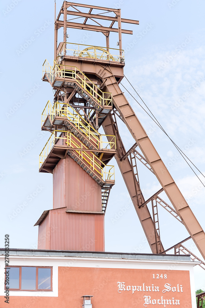 Salt mine shaft in Bochnia (Poland)