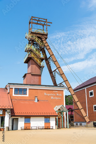 Obraz na płótnie Salt mine shaft in Bochnia (Poland) w salonie