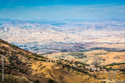 Panoramic view on the city of Taza in Morocco of National park Tazekka