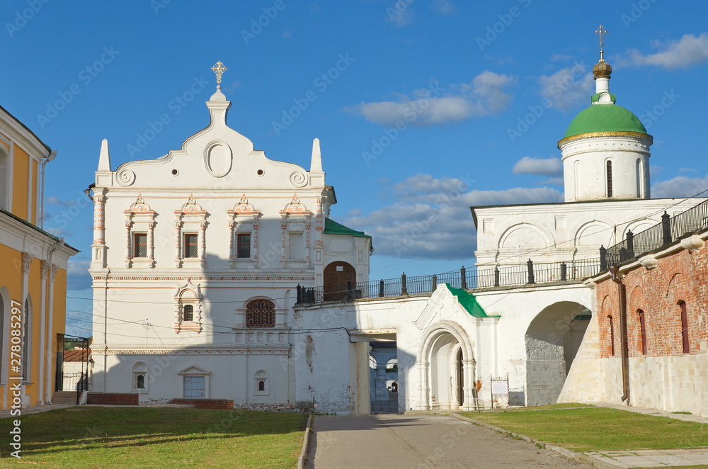 Ryazan, Russia - August 17, 2018: Historical and architectural Museum-reserve 