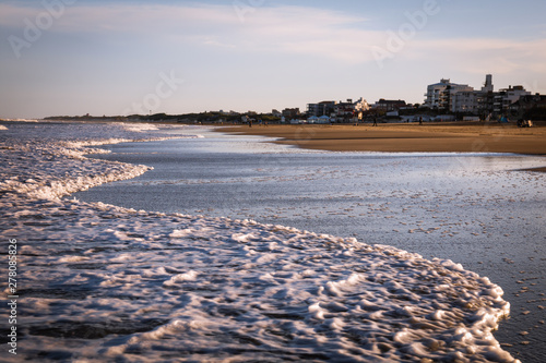 Beach of Pinamar city, Argentina. photo