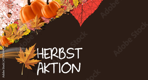 Herbstaktion Banner Hintergrund - Herbst Aktion 