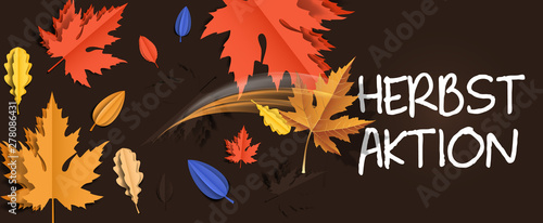 Herbstaktion Banner Hintergrund - Herbst Aktion 