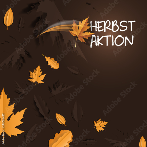 Herbstaktion Banner Hintergrund - Herbst Aktion 
