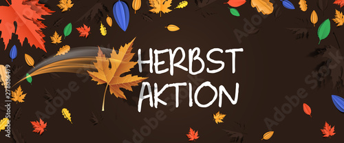 Herbstaktion Banner Hintergrund - Herbst Aktion 