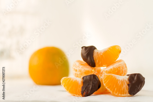 Принти на полотні Chocolate dipped orange